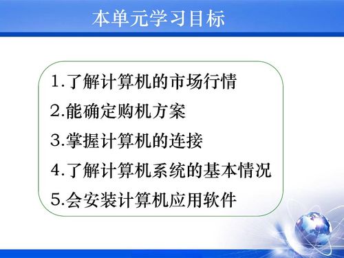 購置與認識計算機 開啟信息科技之旅